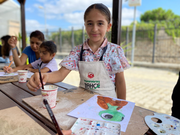 Ayvansaray Bahçe'de Çocuklarımız Suluboya Atölyesi ile Sanatı ve Doğayı Keşfetti