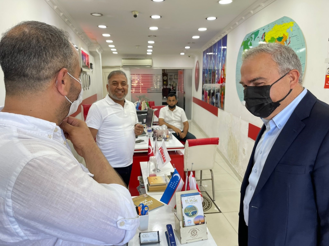 Başkan Turan Ziyaretlerine Devam Ediyor
