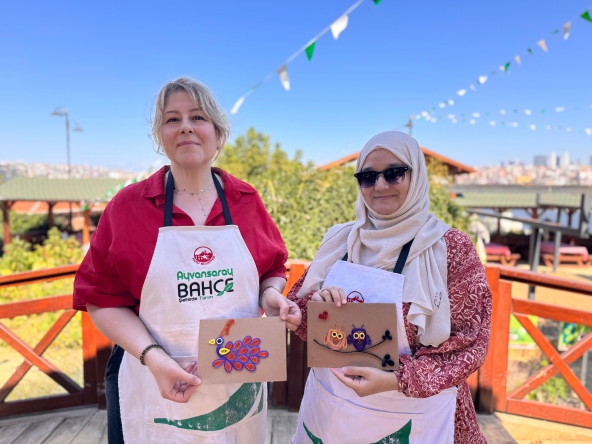 Ayvansaray Bahçe'den Quiling Atölyesi: Vatandaşlarımız İçin Sanat Dolu Bir Gün