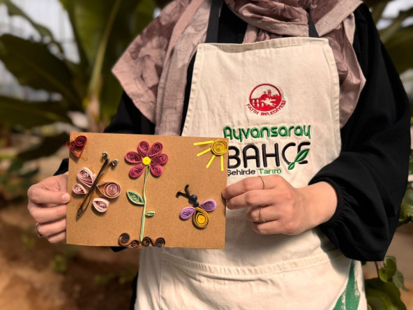 Ayvansaray Bahçe'den Quiling Atölyesi: Vatandaşlarımız İçin Sanat Dolu Bir Gün