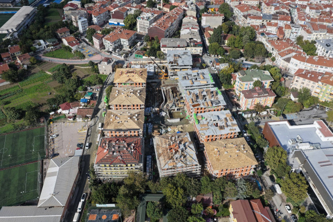 Atılgan Sitesi Kentsel Dönüşüm Projesi'nde Çalışmalar Devam Ediyor