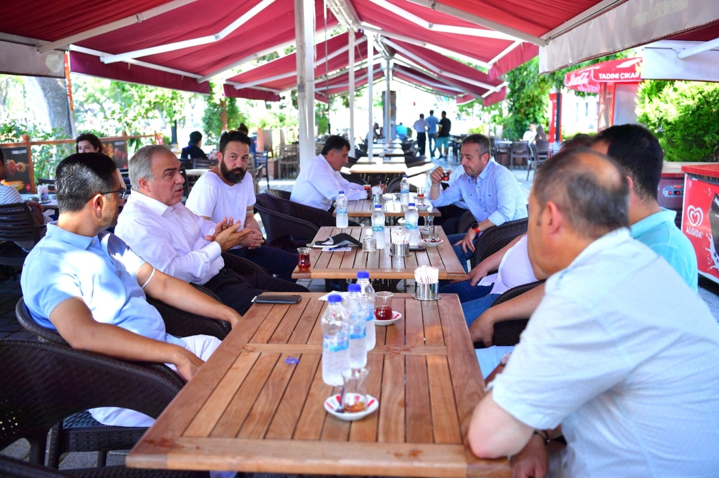 Başkan Turan'ın Bugünkü Durağı Ayasofya Oldu