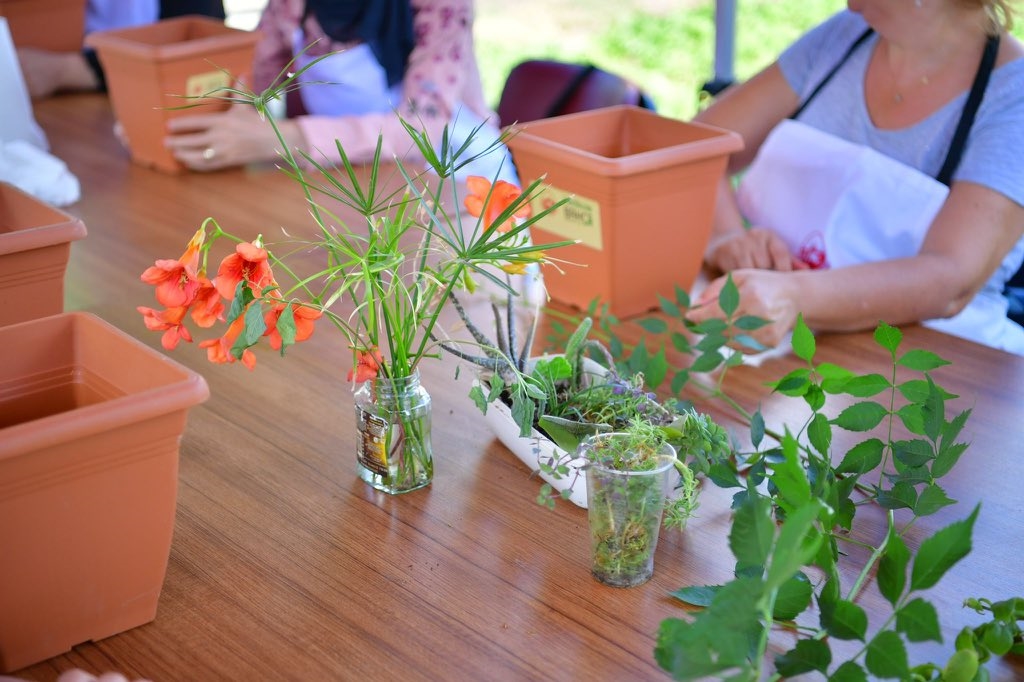 Başkan Turan'dan Bahçecilik Kursuna Ziyaret