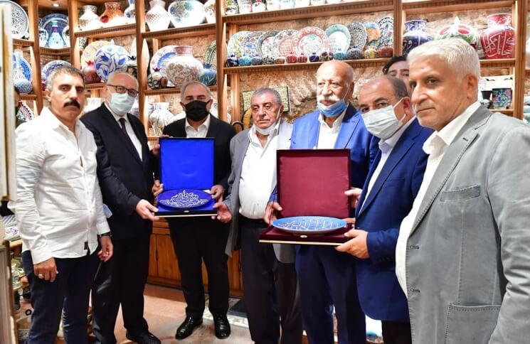 Başkan M. Ergün Turan Kapalıçarşı'yı Ziyaret Etti