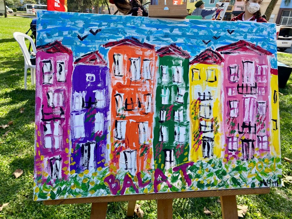 Balat Sanatın Manzarası Oldu