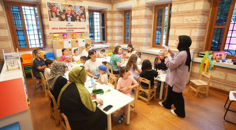 Gökyüzüne Yükselen Hayaller Kaşıklı Mustafa Efendi Çocuk Durağı nda Şekillendi Gökyüzüne Yükselen Hayaller Kaşıklı Mustafa Efendi Çocuk Durağı nda Şekillendi