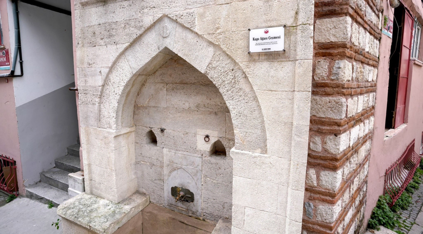 Kapı Ağası Çeşmesi Suyuna Kavuştu Kapı Ağası Çeşmesi Suyuna Kavuştu