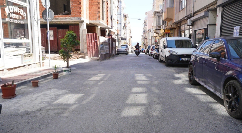 Balık Gözü Sokak ta Yol ve Tretuvar Yenileme Çalışmalarımız Tamamlandı