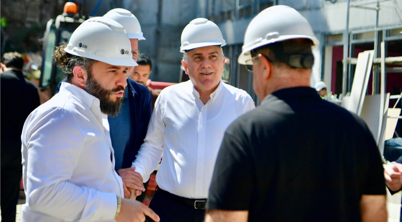 Başkan Turan, İstanbul Recep Tayyip Erdoğan Anadolu İmam Hatip Lisesi Yurdu nda Devam Eden Çalışmaları Yerinde İnceledi Başkan Turan, İstanbul Recep Tayyip Erdoğan Anadolu İmam Hatip Lisesi Yurdu nda Devam Eden Çalışmaları Yerinde İnceledi