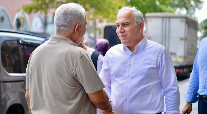 Başkan Turan, Fevzipaşa ve Macar Kardeşler Caddelerinde Tarihî Dokuyu Koruyan Cephe Rehabilitasyon Çalışmalarını İnceledi Başkan Turan, Fevzipaşa ve Macar Kardeşler Caddelerinde Tarihî Dokuyu Koruyan Cephe Rehabilitasyon Çalışmalarını İnceledi