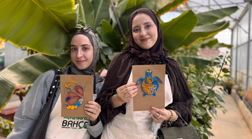 Ayvansaray Bahçe'den Quiling Atölyesi: Vatandaşlarımız İçin Sanat Dolu Bir Gün