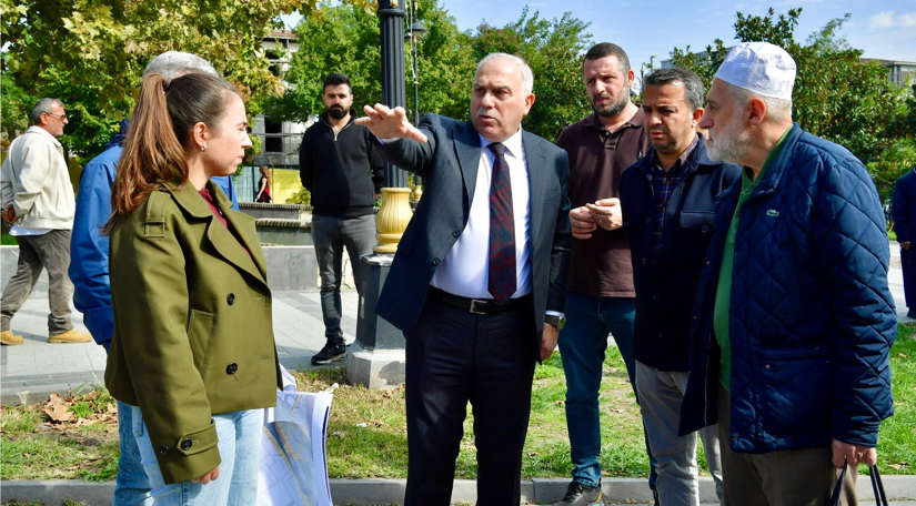 Başkan Turan, Edirnekapı Meydanı nı Ziyaret Ederek Çalışmaları Yerinde Değerlendirdi Başkan Turan, Edirnekapı Meydanı nı Ziyaret Ederek Çalışmaları Yerinde Değerlendirdi