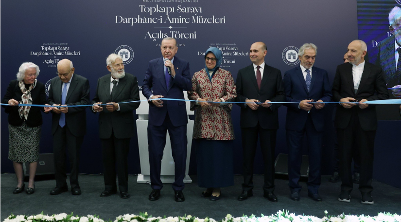 Cumhurbaşkanımız Sayın Recep Tayyip Erdoğan ın Teşrifleriyle Topkapı Sarayı Darphane-i Amire Müzeleri Açılış Töreni nde Başkan Turan Yer Aldı Cumhurbaşkanımız Sayın Recep Tayyip Erdoğan ın Teşrifleriyle Topkapı Sarayı Darphane-i Amire Müzeleri Açılış Töreni nde Başkan Turan Yer Aldı