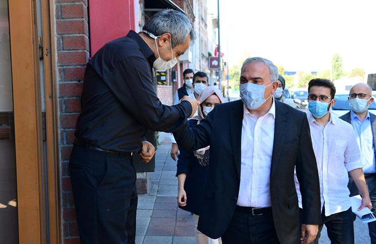 Başkan Turan Balat Esnafını Ziyaret Etti Başkan Turan Balat Esnafını Ziyaret Etti