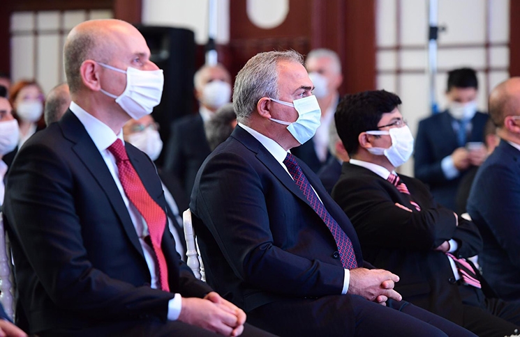 Başkan Turan Türk Demiryolu Zirvesi ne Katıldı Başkan Turan Türk Demiryolu Zirvesi ne Katıldı