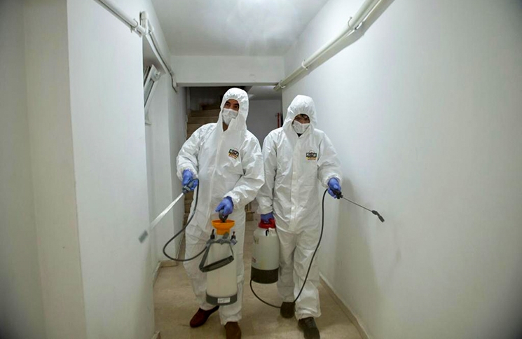 Binaları Dezenfekte Çalışmalarımız Sürüyor Binaları Dezenfekte Çalışmalarımız Sürüyor