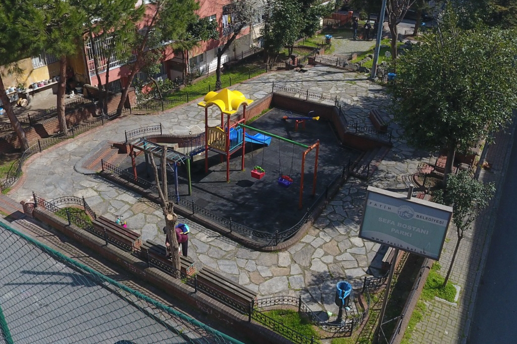 Sefa Bostanı Parkı Yenileniyor Sefa Bostanı Parkı Yenileniyor
