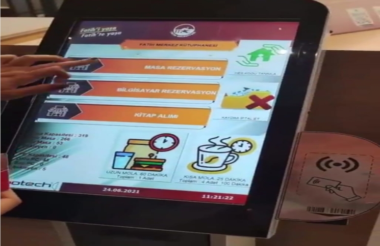 Kütüphanelerimizde Masanızı Artık Kendiniz Seçebilirsiniz