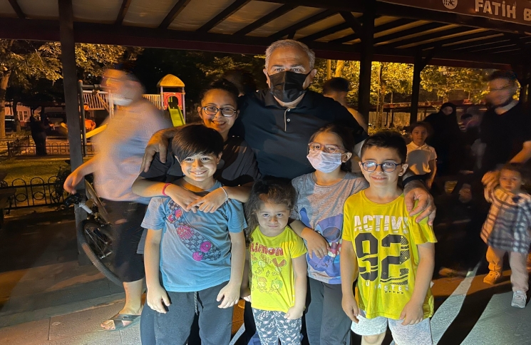 Başkan Turan Fatihlilerin Akşam Sohbetine Ortak Oldu