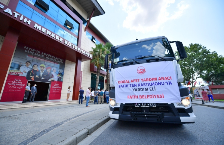 Fatih ten Kastamonu ya Yardım Eli Fatih ten Kastamonu ya Yardım Eli