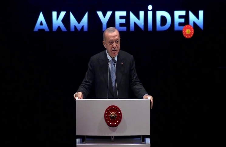 Cumhurbaşkanımız Sayın Recep Tayyip Erdoğan AKM'nin Açılışını Gerçekleştirdi
