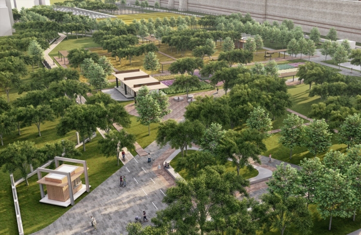 Implementation Work has begun in the Land Walls Nation s Garden Project