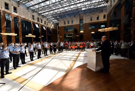 Başkan M. Ergün Turan Personel İle Bayramlaştı Başkan M. Ergün Turan Personel İle Bayramlaştı