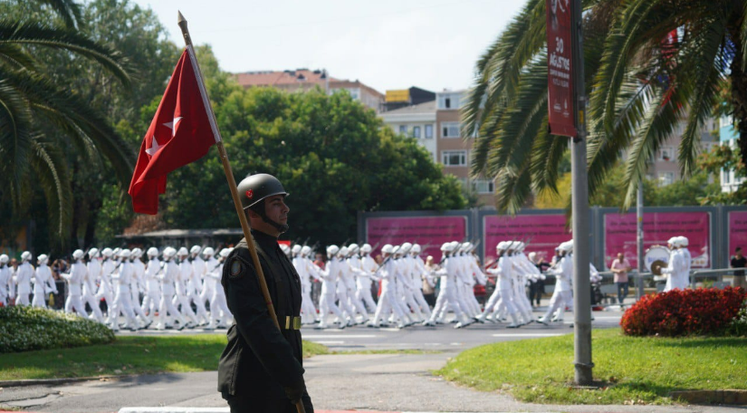 The August 30 Victory Day Ceremony was Held on Vatan Street