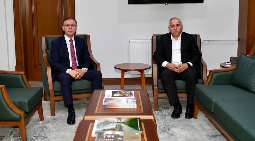 Başkan Turan dan Fatih Kaymakamı na Tebrik Ziyareti
