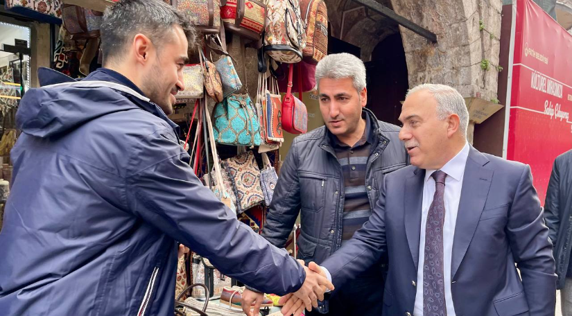 Başkan Mehmet Ergün Turan Nuruosmaniye deydi Başkan Mehmet Ergün Turan Nuruosmaniye deydi