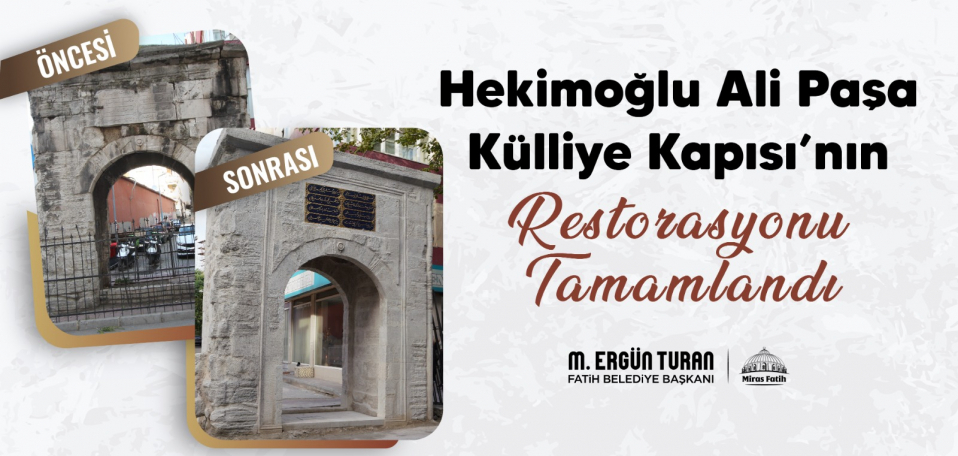 Hekimoğlu Ali Paşa Külliyesi Restorasyonu