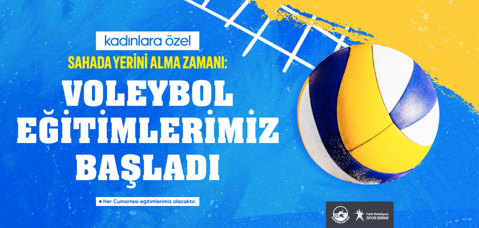 Voleybol Eğitimlerimiz Başladı