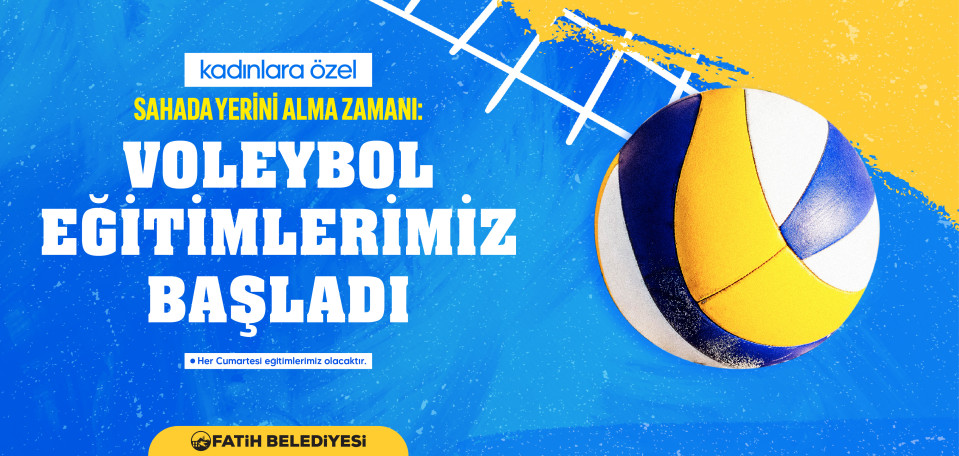 Voleybol Eğitimlerimiz Başladı