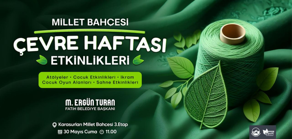 Millet Bahçesi Çevre Haftası Etkinlikleri