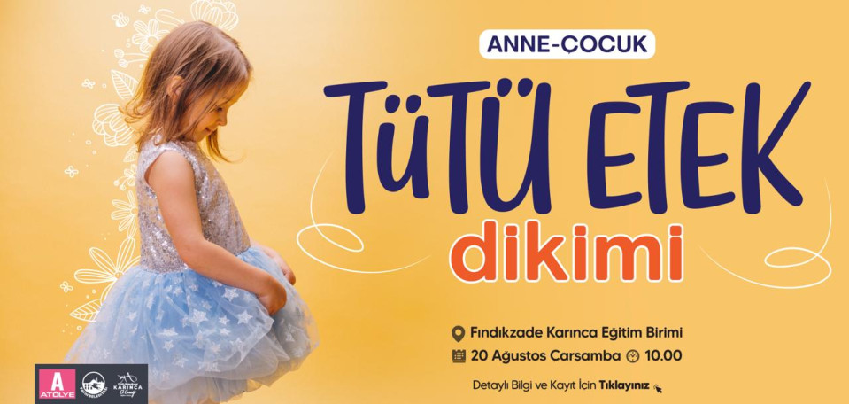 Anne-Çocuk Tütü Etek Yapımı