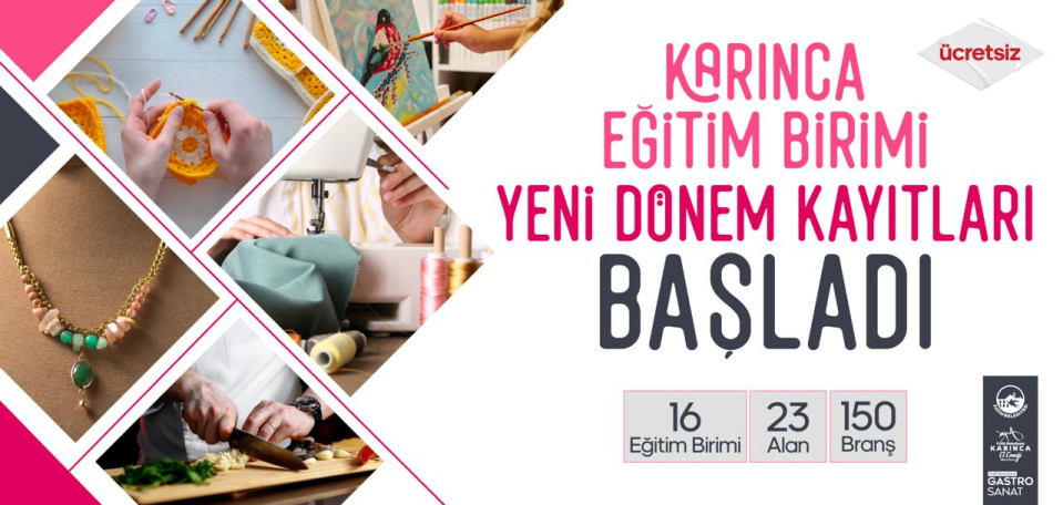 Karınca Eğitim Birimi Yeni Dönem Kayıtları