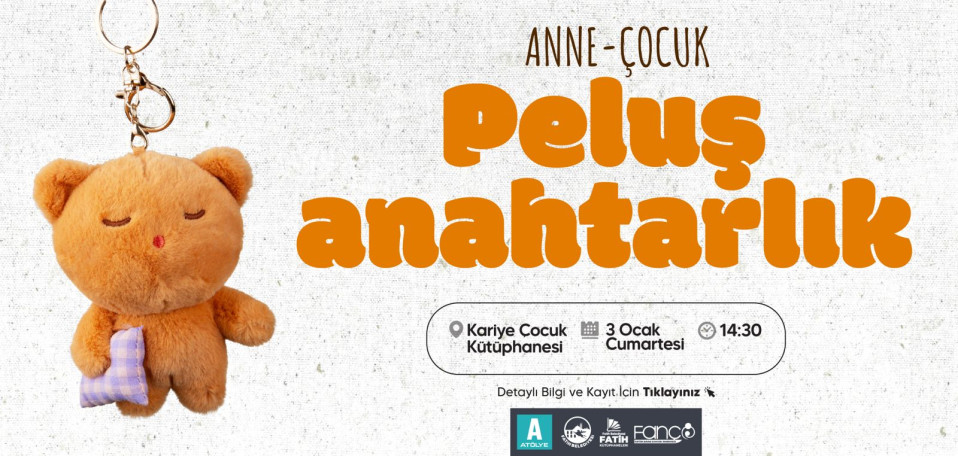 Anne-Çocuk Peluş Anahtarlık