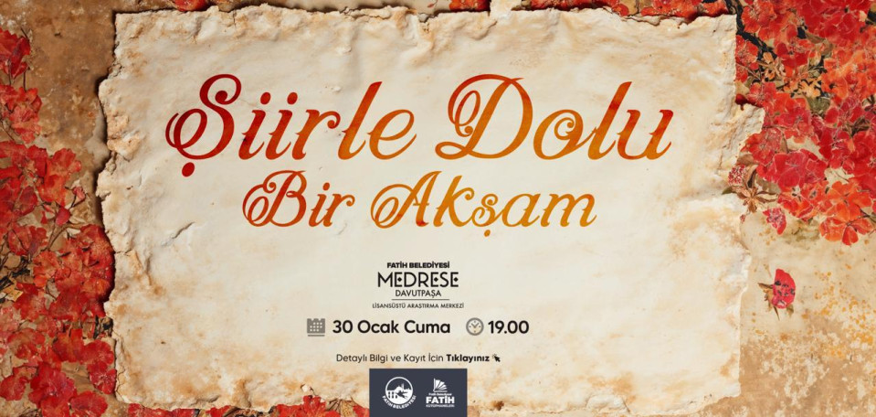 Şiirle Dolu Bir Akşam