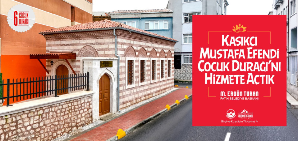 Kaşıkçı Mustafa Efendi Çocuk Durağı'nı Hizmete Açtık
