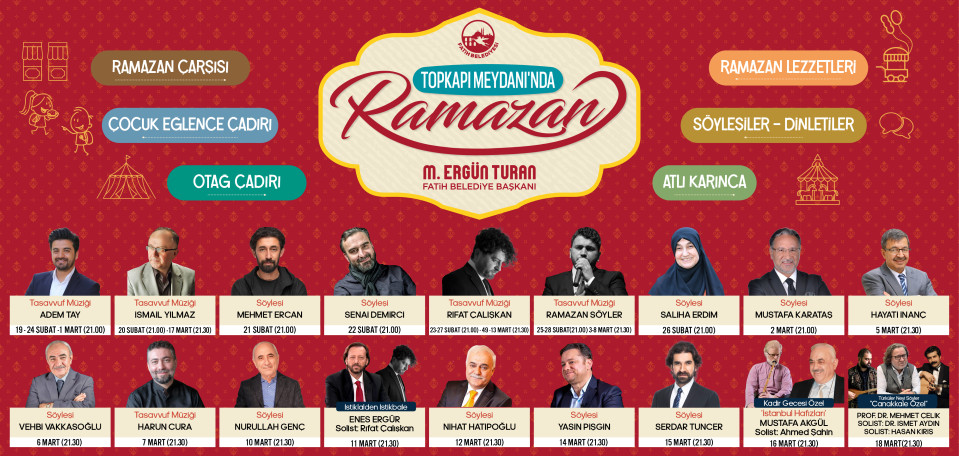 Topkapı Meydanı'nda Ramazan Etkinlikleri