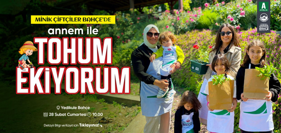 Bahçede Annemle Tohum Ekiyorum