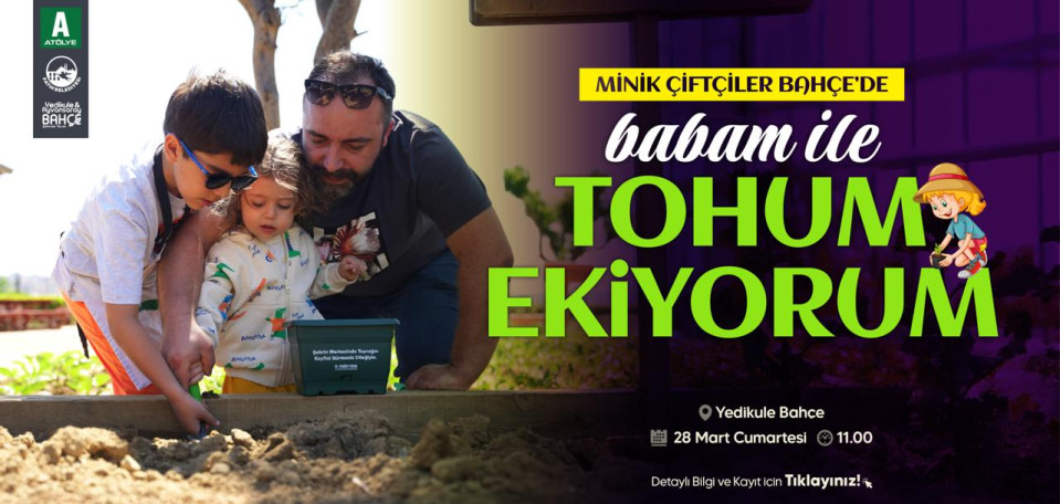 Babam İle Tohum Ekiyorum