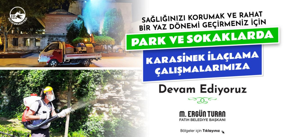 Karasinek ilaçlama Çalışmaları