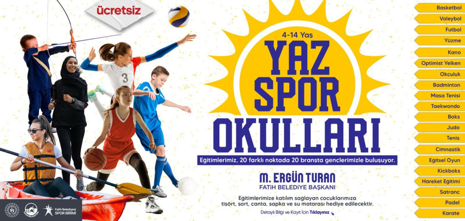 Yaz Spor Okulları