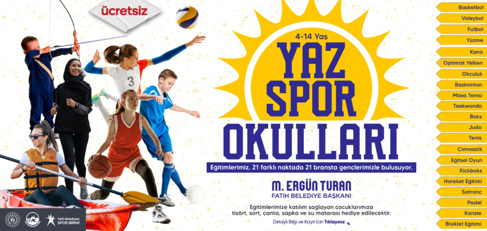 Yaz Spor Okulları