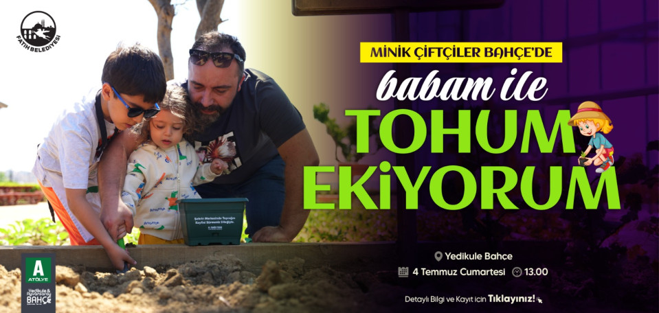 Babam İle Tohum Ekiyorum