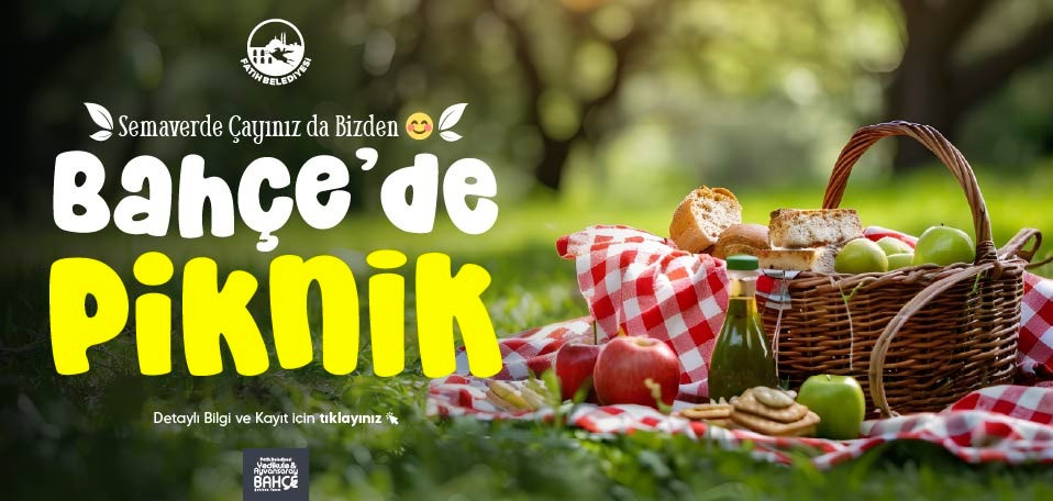 Bahçede Piknik