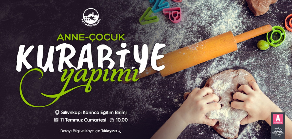 Anne Çocuk Kurabiye Yapımı