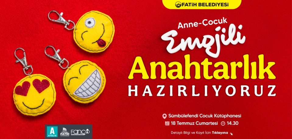 Anne-Çocuk Emojili Anahtarlık Hazırlıyoruz