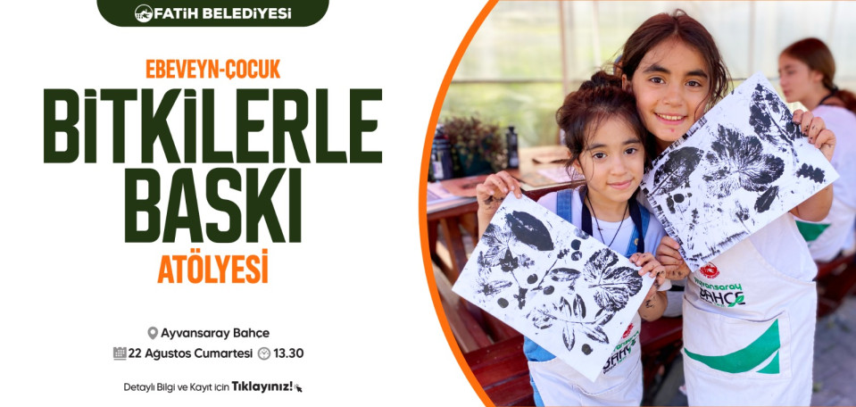 Bitkilerle Baskı